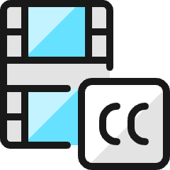 Video Edit Cc Icon from Ultimate Colors Set