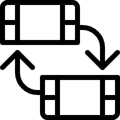 Video Edit Flip Screen Icon from Ultimate Light Set