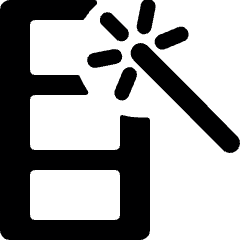 Video Edit Magic Wand Alternate Icon from Ultimate Bold Set