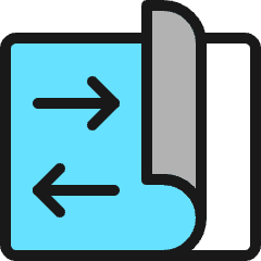 Video Edit Peel Icon from Ultimate Colors Set