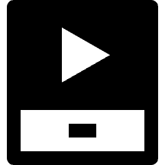 Video Player Smartphone Icon from Nova Line Set