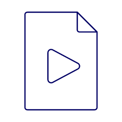 Files Play Illustration from UX Line Set