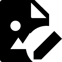 Image File Edit Icon from Nova Solid Set