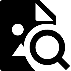 Image File Search Icon from Nova Solid Set