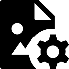 Image File Setting Icon from Nova Solid Set