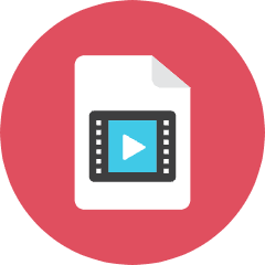 Movie File 4 Icon from Kameleon Colors Set