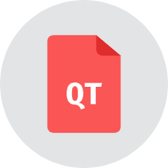 Qt File Icon from Kameleon Colors Set