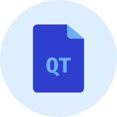 Qt File Icon from Kameleon Duo Set