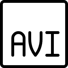 Vide Document Avi 1 Icon from Ultimate Light Set