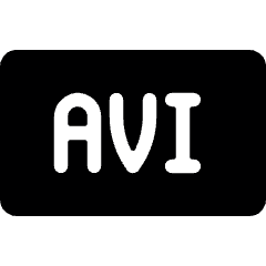 Vide Document Avi Icon from Ultimate Bold Set