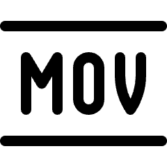 Vide Document Mov Icon from Ultimate Regular Set