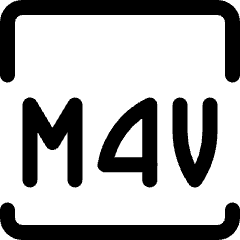 Vide Document M 4 V 1 Icon from Ultimate Regular Set