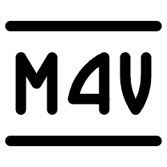Vide Document M 4 V Icon from Ultimate Regular Set