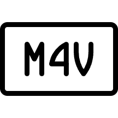 Vide Document M 4 V Icon from Ultimate Light Set