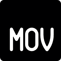 Vide Document Mov 1 Icon from Ultimate Bold Set