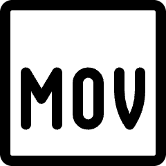 Vide Document Mov 1 Icon from Ultimate Regular Set