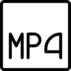Vide Document Mp 4 1 Icon from Ultimate Light Set