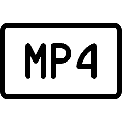 Vide Document Mp 4 Icon from Ultimate Light Set
