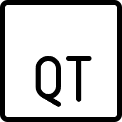 Vide Document Qt 1 Icon from Ultimate Light Set