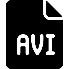 Video File Avi Icon from Ultimate Bold Set