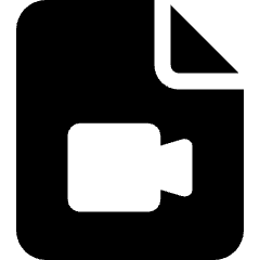 Video File Camera Icon from Ultimate Bold Set