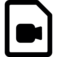 Video File Camera Alternate Icon from Ultimate Bold Set