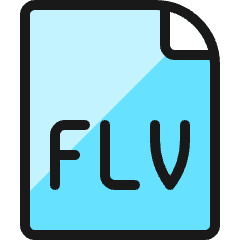 Video File Flv Icon from Ultimate Colors Set
