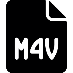 Video File M 4 V Icon from Ultimate Bold Set