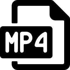 Video File Mp 4 1 Icon from Ultimate Bold Set
