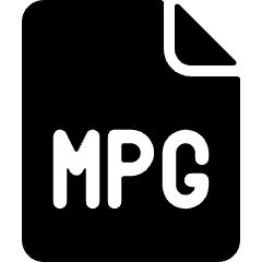 Video File Mpg Icon from Ultimate Bold Set
