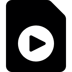 Video File Play Circle Icon from Ultimate Bold Set