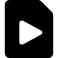 Video File Play Icon from Ultimate Bold Set