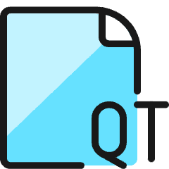 Video File Qt 1 Icon from Ultimate Colors Set