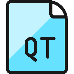 Video File Qt Icon from Ultimate Colors Set