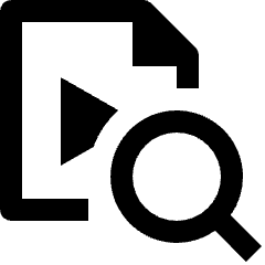 Video File Search Icon from Nova Line Set