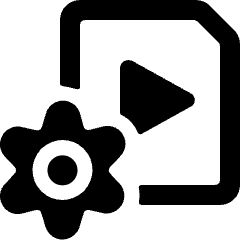 Video File Settings Icon from Ultimate Bold Set
