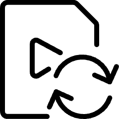Video File Sync Icon from Ultimate Light Set