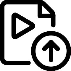 Video File Upload Icon from Ultimate Regular Set