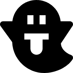 Video Games Ghost Icon from Nova Solid Set