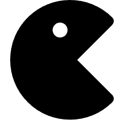 Video Games Pacman Icon from Nova Solid Set