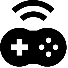 Video Games Wireless Joy Controller Icon from Nova Solid Set