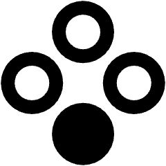 Button Controller Grid Down Icon from Ultimate Bold Set