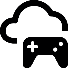 Cloud Gamimg Service 1 Icon from Ultimate Bold Set