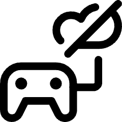 Cloud Gamimg Service Joystick Disconnected Icon from Ultimate Regular Set