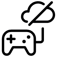 Cloud Gamimg Service Joystick Disconnected Icon from Ultimate Light Set