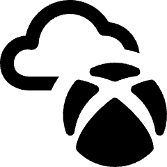 Cloud Gamimg Service Xbox Icon from Ultimate Bold Set