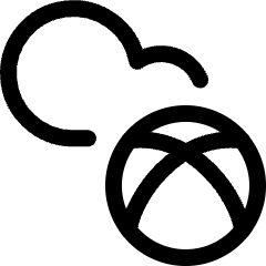 Cloud Gamimg Service Xbox Icon from Ultimate Regular Set