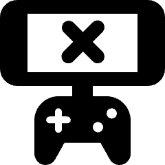 Electronics Sport Esport Handheld Cloud Gaming Disconnected Icon from Ultimate Bold Set