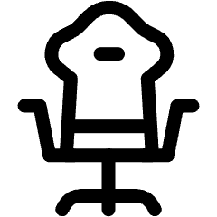 Gaming Chair Icon from Ultimate Regular Set