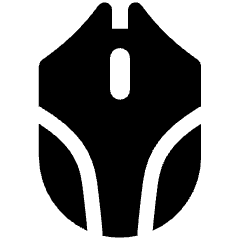 Gaming Mouse Icon from Ultimate Bold Set